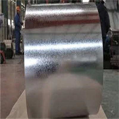 Galvanized steel coated coil surface