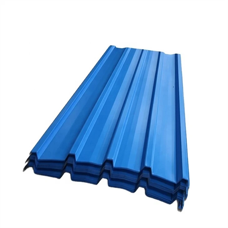 Taflen Toeau Corrugated wedi'i Gorchuddio â Lliw